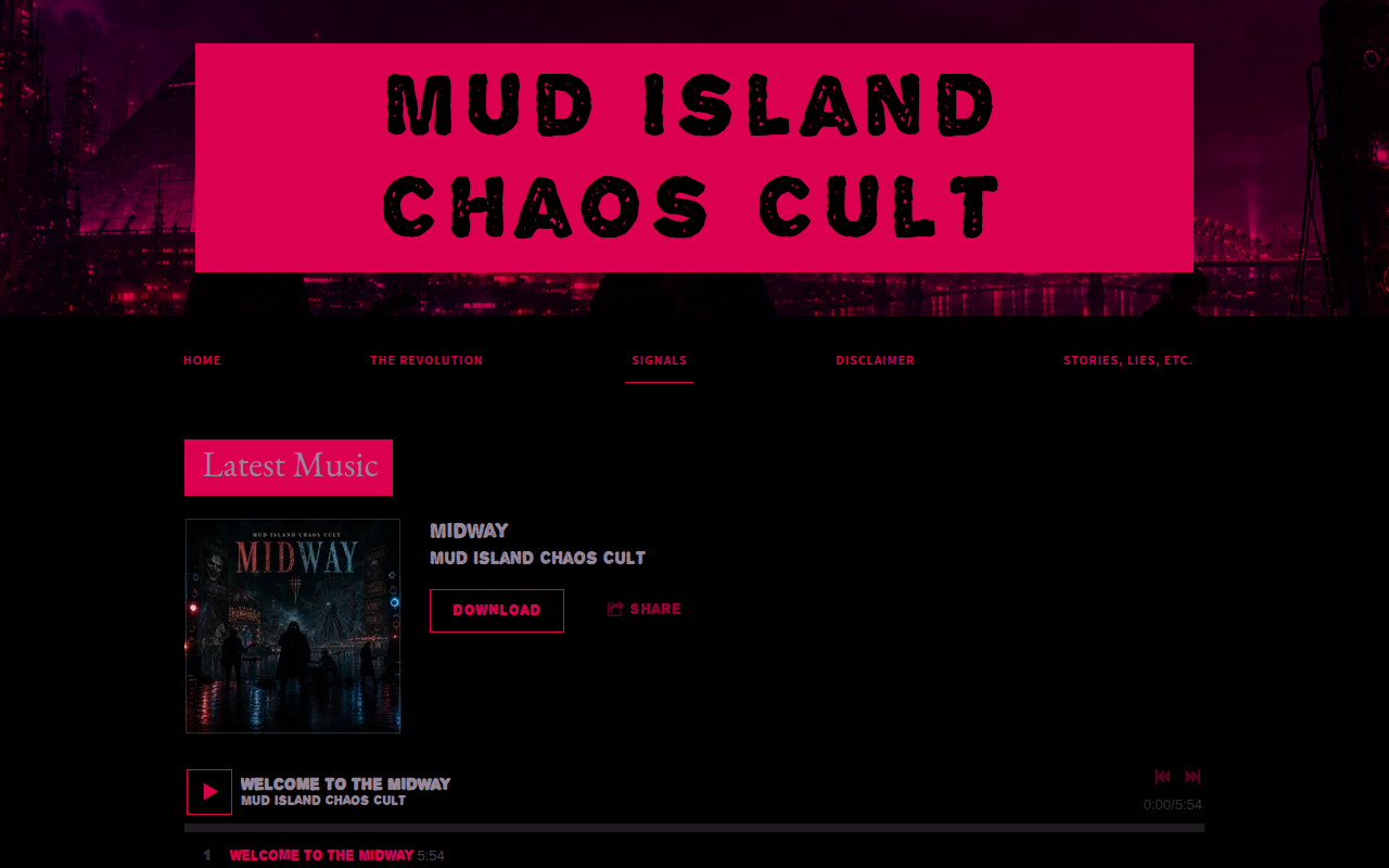 Mud Island Chaos Cult — Signals